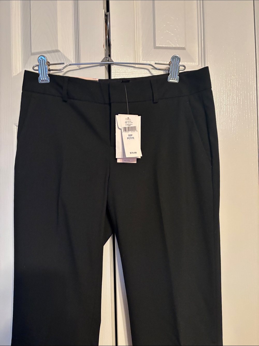 Banana Republic Martin fit black pants size 00 Petite NWT